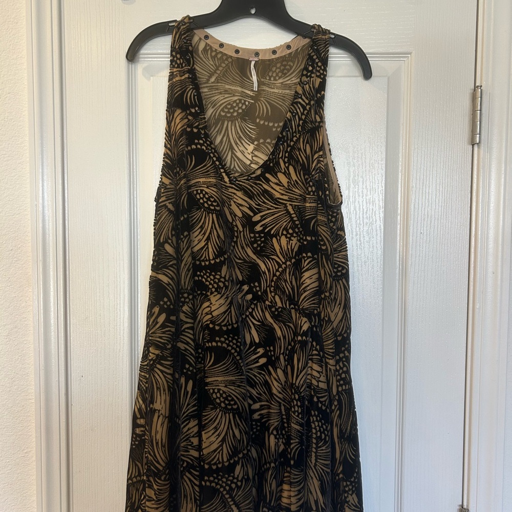 Free People “Ellie” burnout mini dress